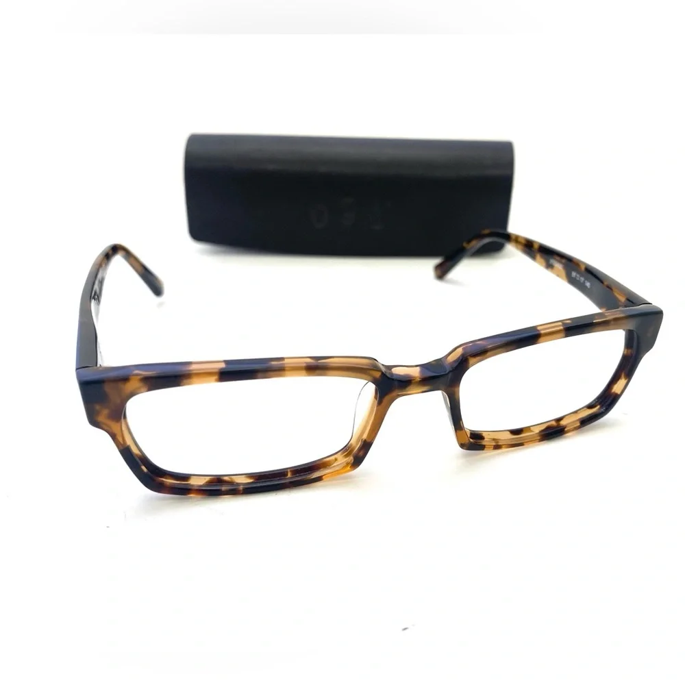 OGI Evolution Women's Tortoise Chop Rectangle Eyeglasses Frame 3103/450